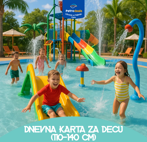 Dnevna karta za decu (110–140 cm) – Aqua Park Petroland