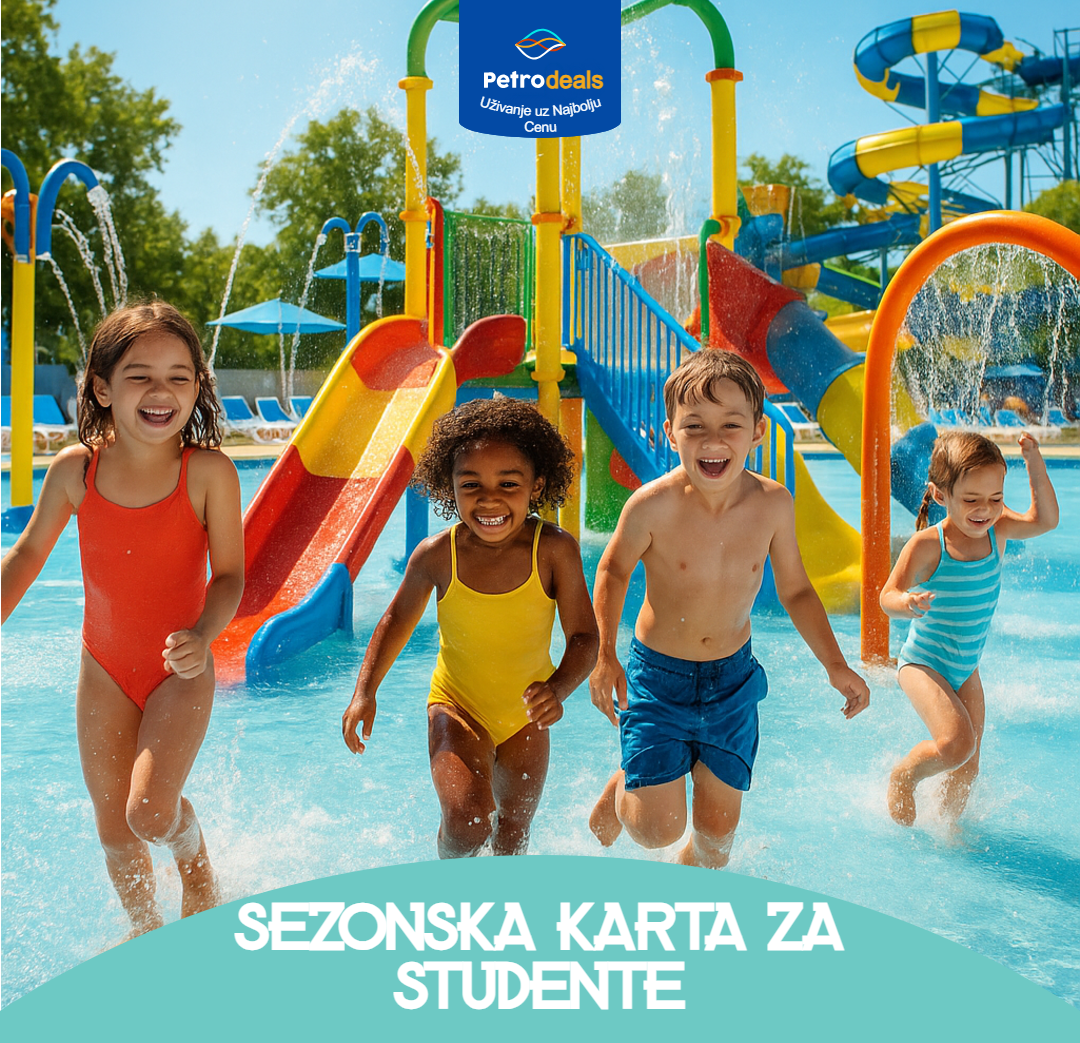 Sezonska karta za đake – Aqua Park Petroland 2025